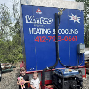 Ventec Walk In Cooler trailer for mobile refrigeration on site